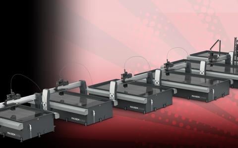 Family of MAXIEM waterjet cutting tables