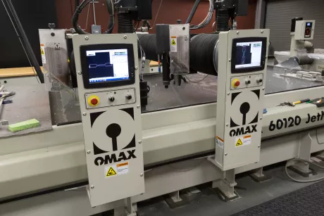 OMAX Duel bridge waterjet 